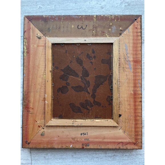 Vintage Gris Painting on Silk Artist Signed Exotic Tropical Birds Thailand Gold - Picture 5 of 7